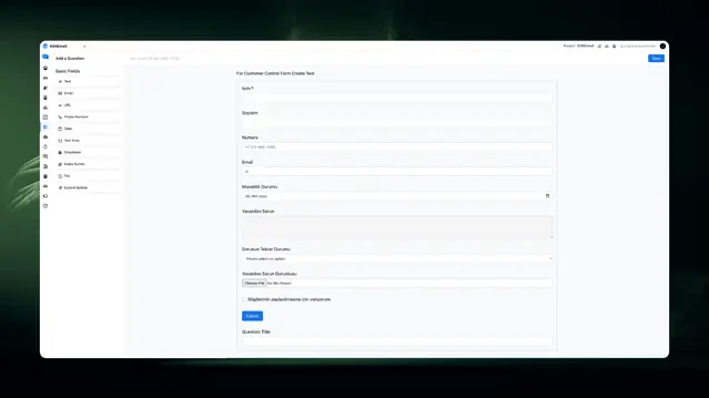 XONChat form editor view