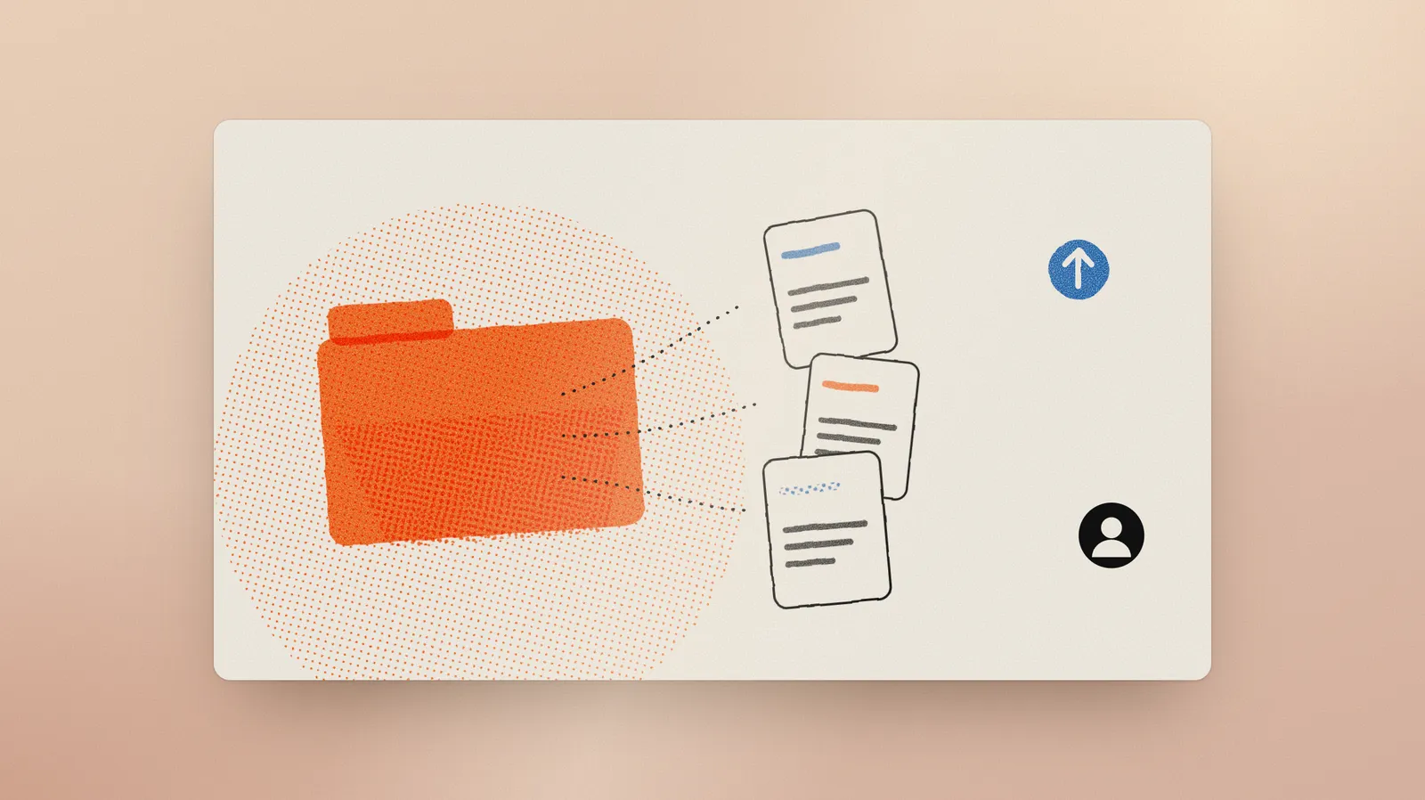 Dosya Paylaşımı illüstrasyonu